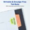 Avery Multi-Use Ultra Tabs, 2" x 1.5", Holographic Orange Sunset Colors, 36 Repositionable Sticky Tabs (2 Pack of 74148)